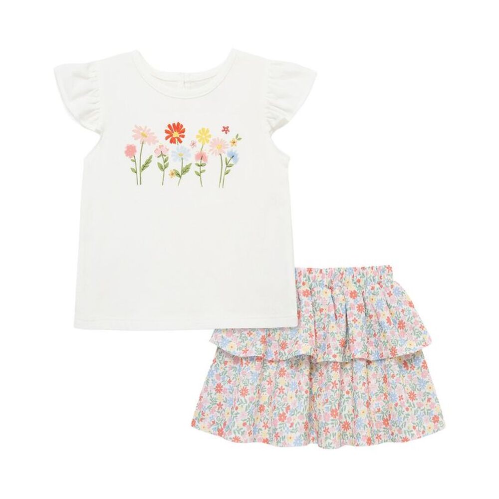 Little Me  Garden Fashion Skort Set